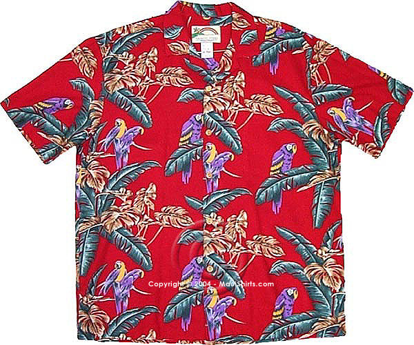 Jungle Bird Men's Tom Selleck Magnum PI Shirt