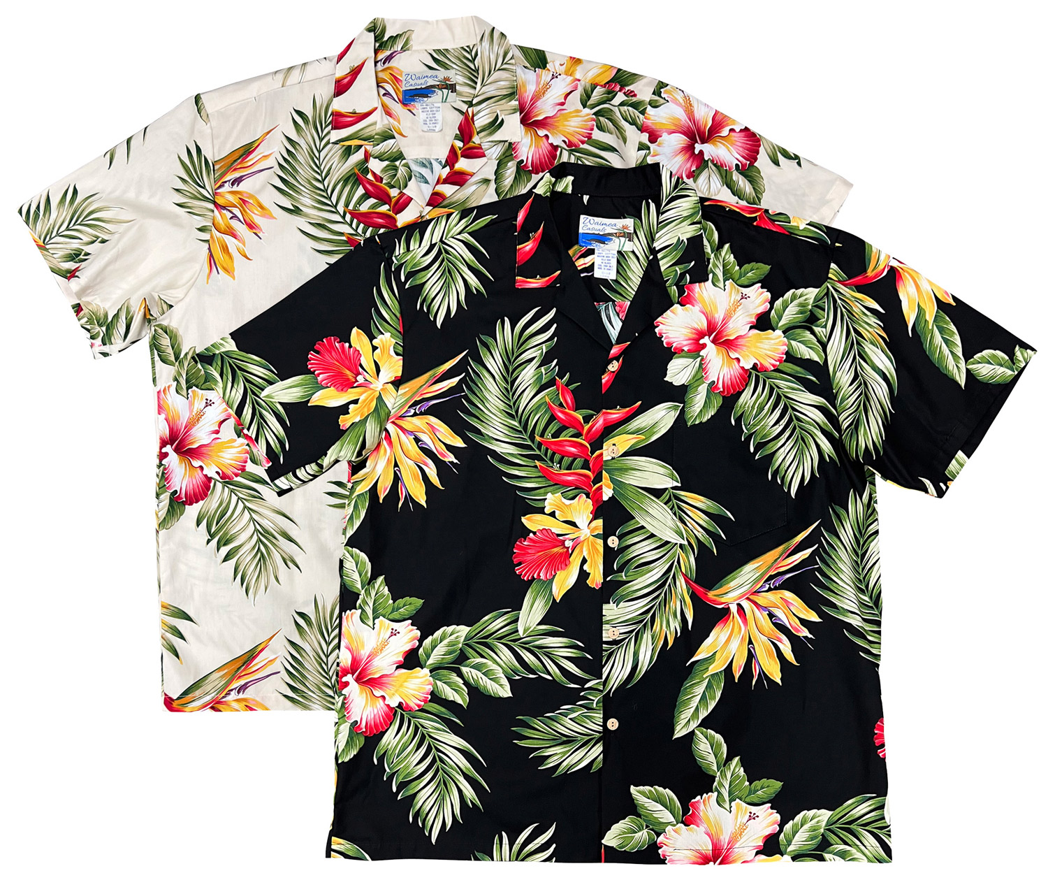 Beige Orchid Rayon Boys Hawaiian Shirt
