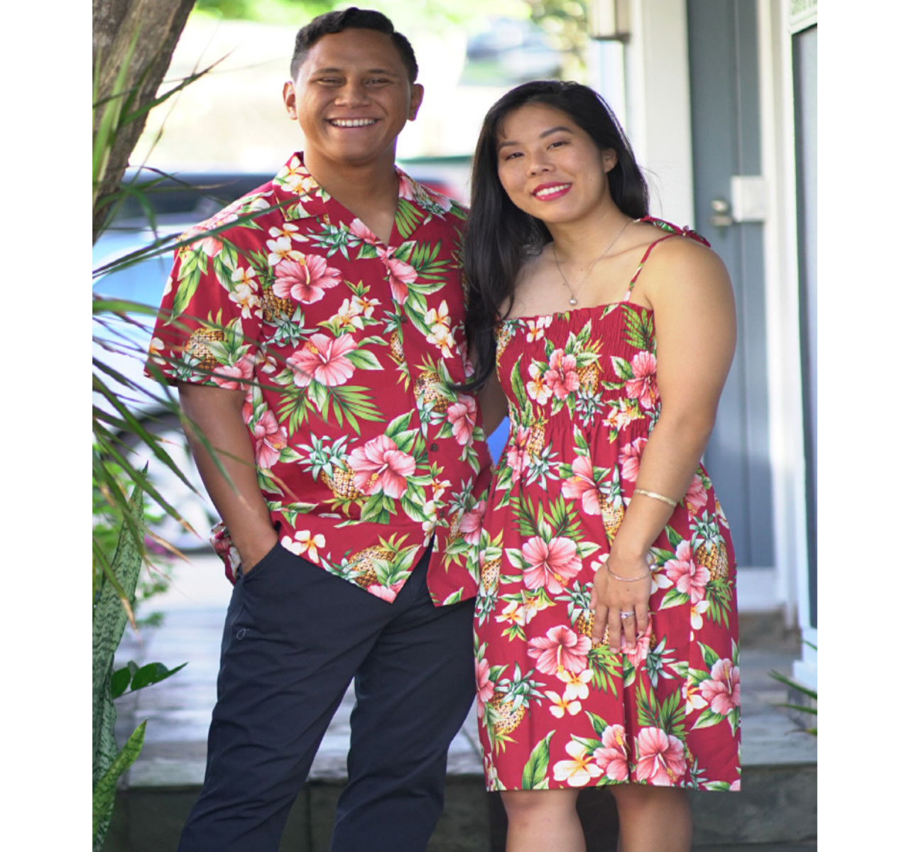 matching hawaiian family outfits