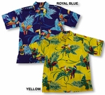 Tropical Love Birds Men's Shirt