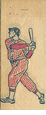 Baseball Batter Iron-On (1940s)