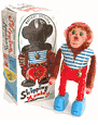 Battery Operated Skipping Monkey (1960s)