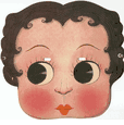 Betty Boop Cardboard Mask (1930s)