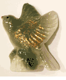 Ceramic Bird (1950's) 2"-3"