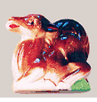 Ceramic Camel (1950's) 2"-3"