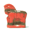 Circus Pony Chalkware (1950's) 4"