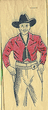 Cowboy Iron-On (1940s)