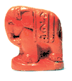 Elephant Chalkware (1950's) 4"