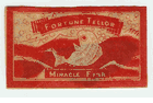 Fortune "Tellor" Fish, Smaller Size, Style 2 (1930s)