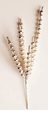 Silver Glass Bead "Cat Tail" 9-1/2"