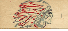Indian Chief Iron-On (1940s)