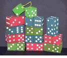 Jumbo Foam Dice  (1950's)
