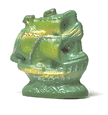 Ship Chalkware (1950's) 6"