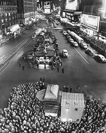 1949 Elections Times Square New York City Photo Print