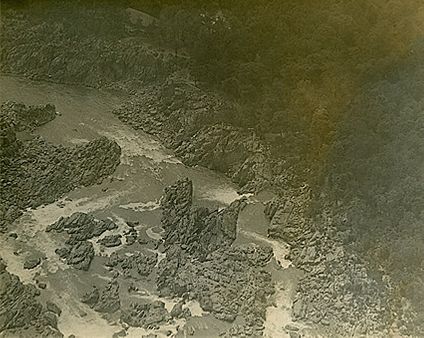Aerial View of River Rapids 1918 Photo Print