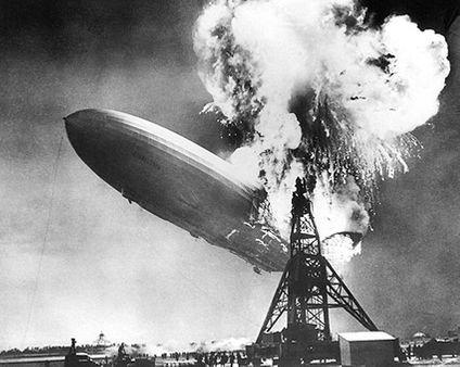 Airship Hindenburg Disaster Photo Print