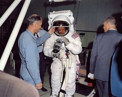 Apollo 11 Armstrong & Aldrin w/ Hasselblad Camera Photo Print