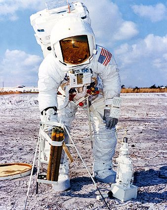 Apollo 13 Astronaut Fred Haise Training Photo Print