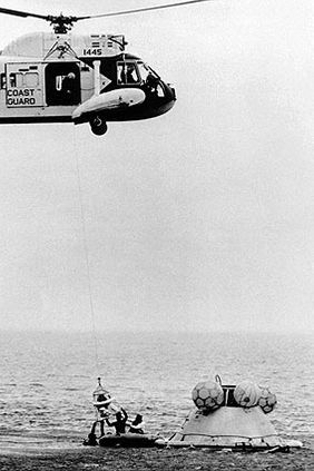 Apollo 13 Astronauts Recovery Training Photo Print