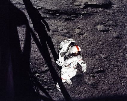 Apollo 14 Astronaut Alan Shepard EVA Moon Photo Print
