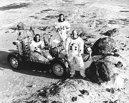 Apollo 16 Astronaut Lunar Training Photo Print