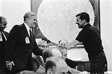 Apollo 7 Astronaut Wally Schirra w/ NASA Officials Photo Print for Sale