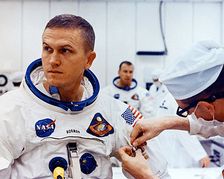 Apollo 8 Astronaut Frank Borman in Spacesuit Photo Print