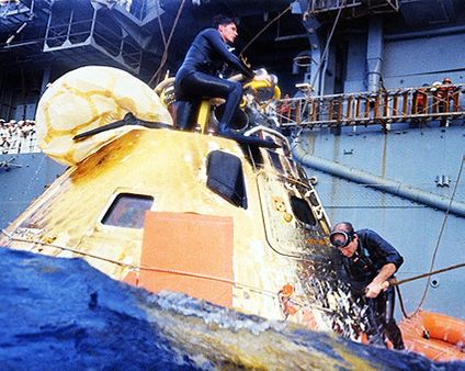 Apollo 8 Recovery USS Yorktown NASA  Photo Print