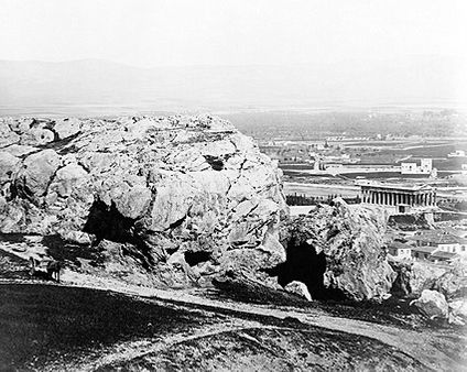 Areopagus & Temple of Theseus in Athens, Greece Photo Print
