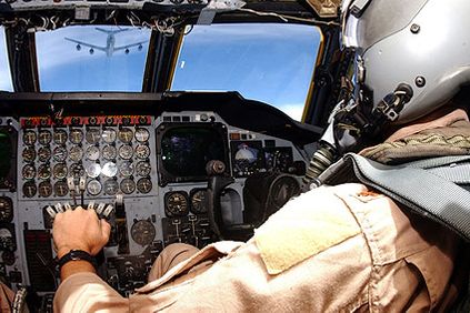 B-52 Bomber Cockpit & KC-135 Refueling Photo Print