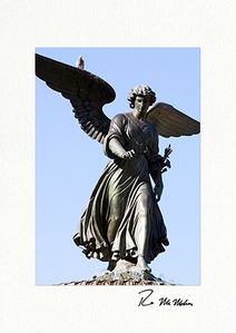 Bethesda Fountain Angel of Waters Central Park NYC Personalized Cards