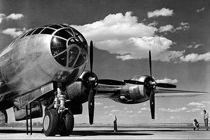 Boeing B-29 Super Fortress Bomber Close-Up Photo Print