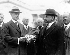 Calvin Coolidge AAA Auto Membership 1923 Photo Print for Sale