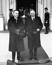 Calvin Coolidge and Herbert Hoover Photo Print for Sale
