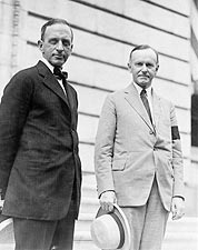 Calvin Coolidge & Edward T. Clark Portrait Photo Print for Sale
