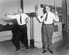 Calvin Coolidge Exercising in White House Gym Photo Print for Sale