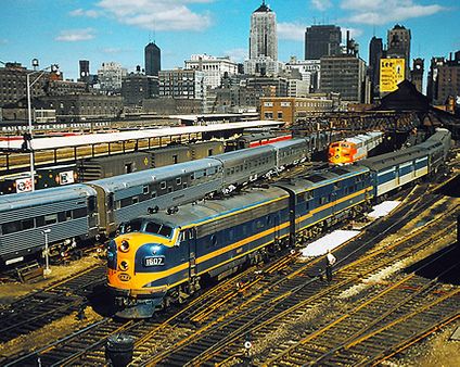 Chicago & Eastern Illinois (CEI) FP-7A Railroad Photo Print