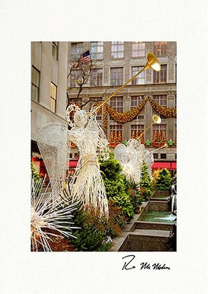 Christmas Angel Holiday Individual Greeting Cards