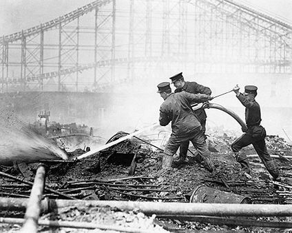 Dreamland Fire Coney Island New York 1911 Photo Print
