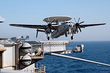 E-2C Hawkeye Launches From USS Nimitz Photo Print for Sale