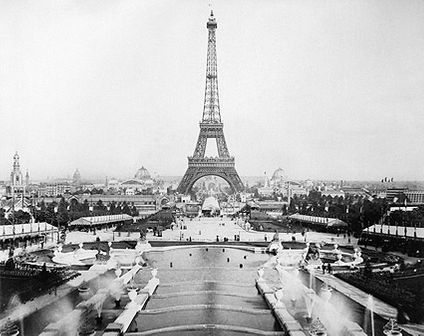 Eiffel Tower & Champ De Mars, Paris 1889 Photo Print