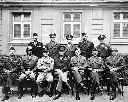 Eisenhower, Patton & American Generals WWII Photo Print