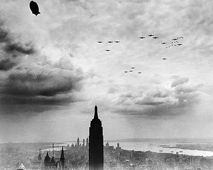 Empire State Building Flyover New York City Photo Print