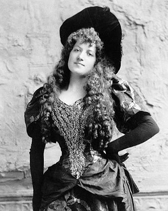 Entertainer Lottie Collins 1892 Portrait Photo Print