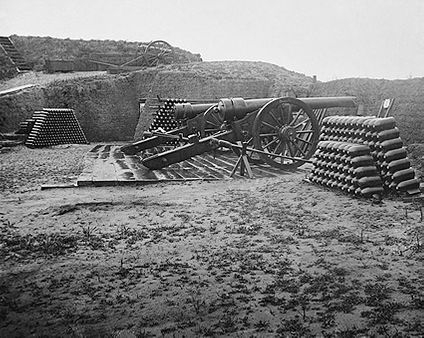 Fort Putnam Cannons S.C. Civil War 1865 Photo Print
