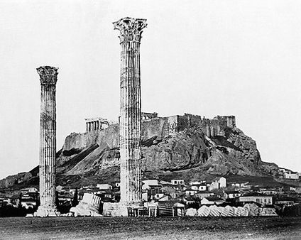 Greek Temple of Olympian Zeus Ancient Greece Photo Print