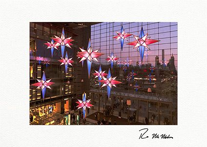 Holiday Stars at Columbus Circle - Personalized NYC Christmas Cards