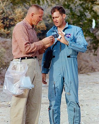 Jack Swigert & Bill Pogue Apollo 11 1969 Photo Print