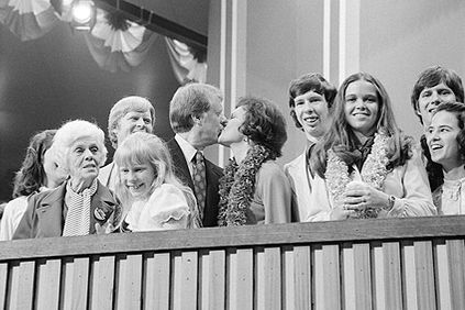 Jimmy Carter & Rosalynn Democratic National Convention Photo Print