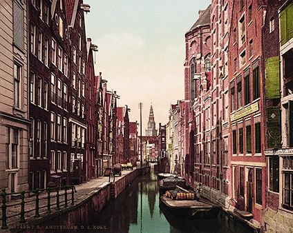 Kolk Canal & Oude Zyds, Amsterdam Photo Print